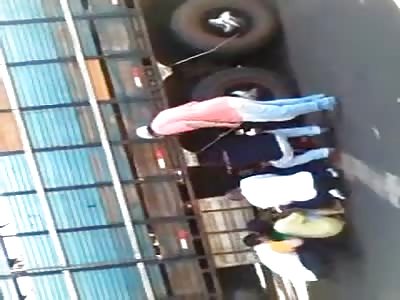 Dead under the Truck!