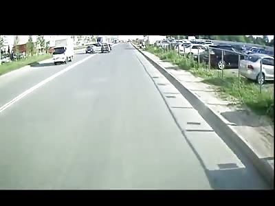 Drunk, Shirtless, Helmet-less Scooter Driver's Horrific Last Ride