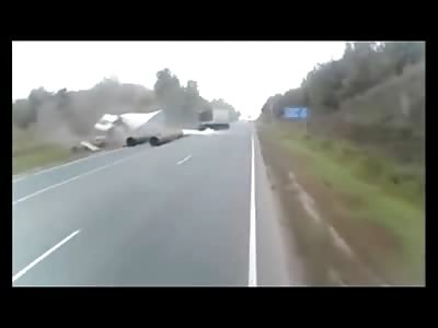 Car is Disintegrated and Truck Driver Also Killed in Horrific Accident