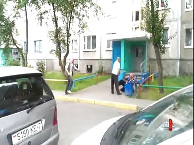 Old Drunk Ruskie Fight