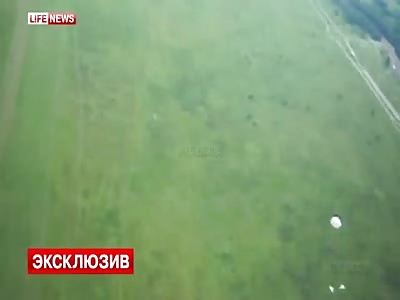 Skydiver fell down on high-voltage power line