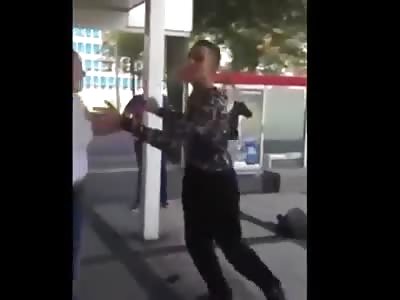 Two Guys Beat Up Girl