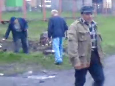 Drunk Russians Fight Like Fucking Clowns!!