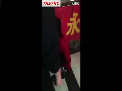 CHINESE GIRL BEATEN AND STRIPPED NAKED