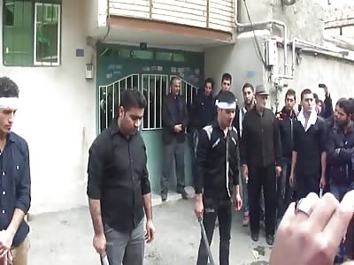 Their heads with swords to strike Iran