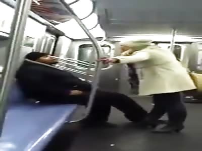 White Girl In Subway Attacks African-Americans With Racism