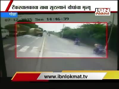 TANKER RUNS OVER A FAMILY KILLING FOUR