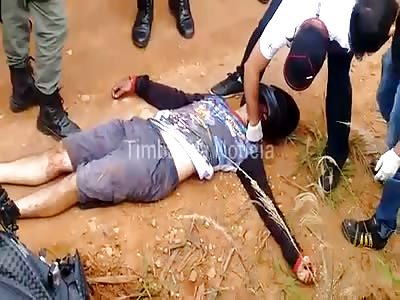 BIKER KILLED ON A DIRT ROAD