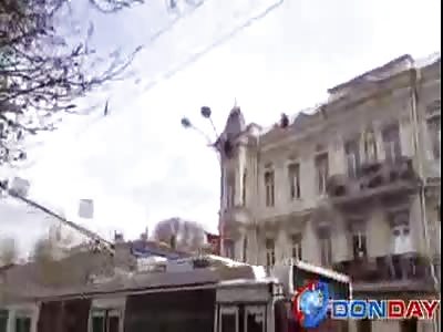 ATTEMPT SUICIDE IN THE CENTER OF ROSTOV