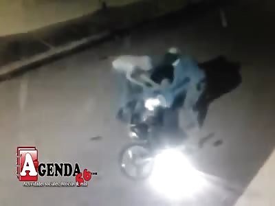 SERGEANT REACTS TO ASSAULT AND IS SHOT BY THIEVES