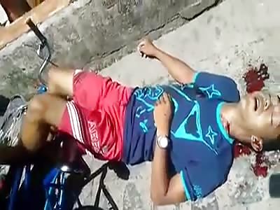 PARTY IN HELL: THIEF WAS SHOT AND DIED