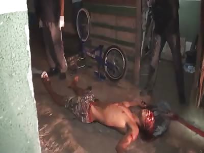 TIRE REPAIRMAN SHOT DEAD