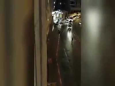 PALESTINIAN TERRORIST SHOT AND KILLED AFTER STABBING ISRAELIS