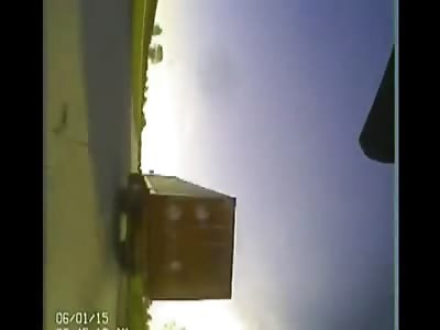 CAUGHT ON CAMERA: PATIENT STEALS AMBULANCE AND CRASHES NEAR MILWAUKEE