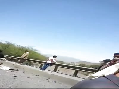 SHOCKING: BRIDGE WAS BOMBED IN YEMEN