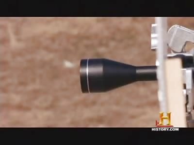 shot through sniper scope