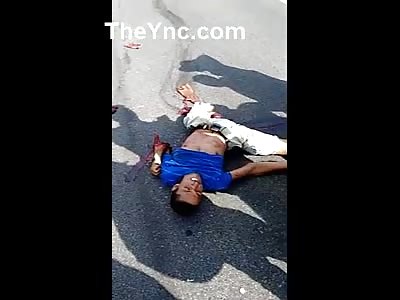 Man Crushed by Truck. 