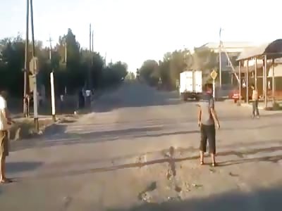 Wannabe Stuntman Gets Hit by a Car 