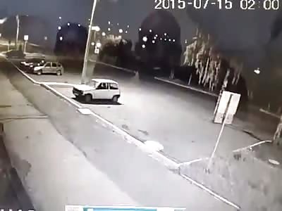 Superman Biker Crashes and Literally Flies at High Speed