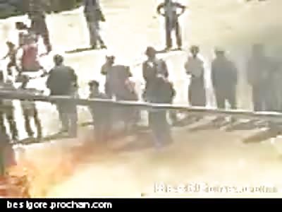 Man Is Tied to a Stake and Burned Alive by Marxist Guerrilla Faction in Guatemala