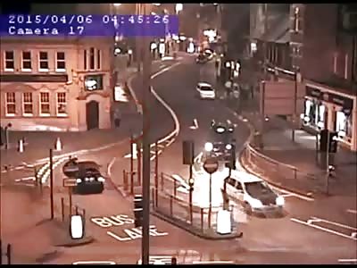 Guy gets run over after earlier altercation.. 