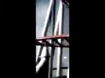 FATAL rolacoaster accident at Baghdad's Al Zawraa Fun fair 2015 