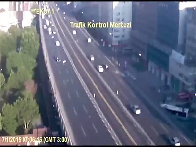 Driver causes chain-reaction crash while trying to not hit a seagull. 