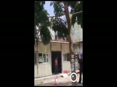 Man with knife shot and killed when charging towards police with gun 