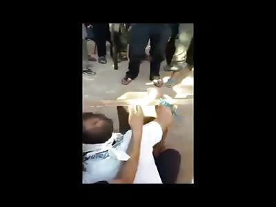 *GRAPHIC* Two Men Have Their Hands Cut Off by Jihadists