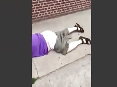 Man shot dead by NYPD sprawled out on Coney Island sidewalk