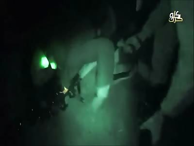 Night head shot from ISIS people