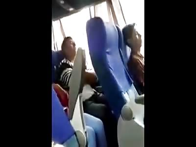  Bumble pederast less than fell asleep in buss