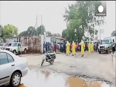 WORLD WAR N: Panic as ebola black is chased through marketplace