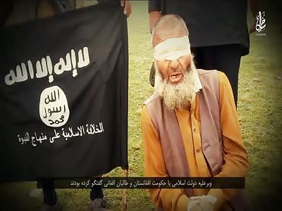 BRUTAL: Group of Blindfolded Taliban Prisioners Blown Up By ISIS