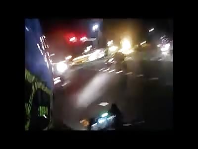 brutal ataque tiene este biker