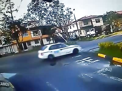 Biker Hits Car and Got Ran Over