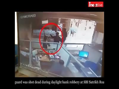 Security Guard Shot and Killed During Bank Robbery 