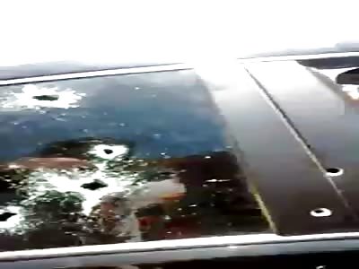 Prison Guard and Military Police Dying in the Car After Getting Shot by Criminals