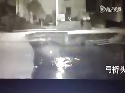 Careless Girl Distracted by Mobile Phone Falls into Water and Drowns