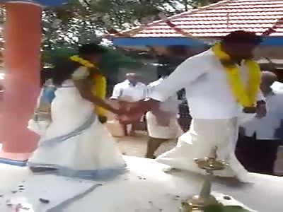 Bride Embarrasses Groom at Wedding