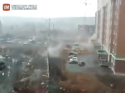 Russian crane collapses and kills 2 people, including the operator