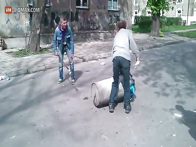 Polish special forces testing out their top secret weapon