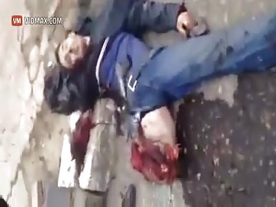 Brutal aftermath of terrorist attack in Grozny today