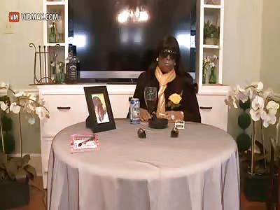 Possibly the creepiest Funeral of all time? Woman's 