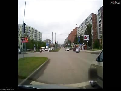 Selfish Biker decides to sleep in highway